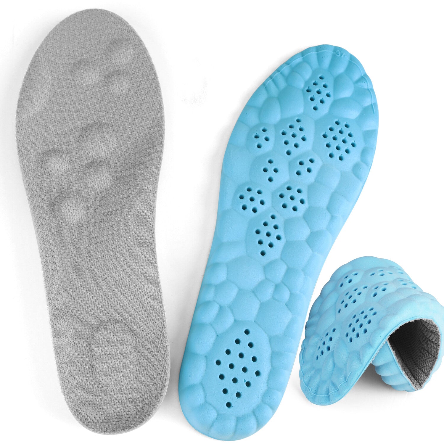 4D Orthotic Shoe Insoles Inserts Men Women Arch Support for Plantar Fasciitis US
