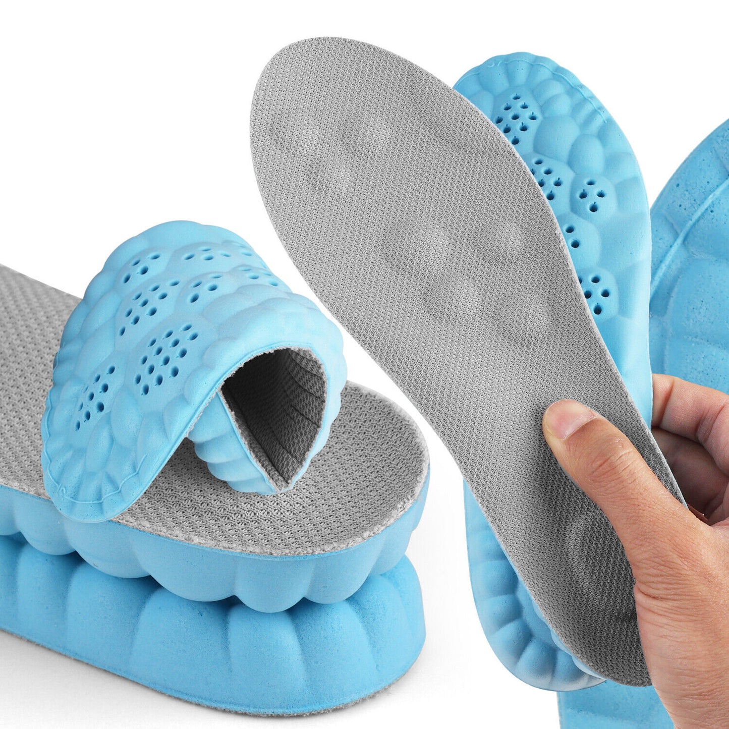 4D Orthotic Shoe Insoles Inserts Men Women Arch Support for Plantar Fasciitis US