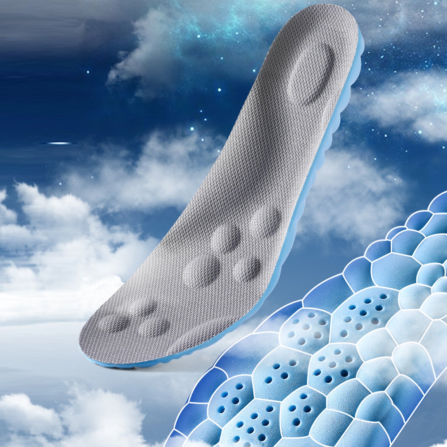 4D Orthotic Shoe Insoles Inserts Men Women Arch Support for Plantar Fasciitis US