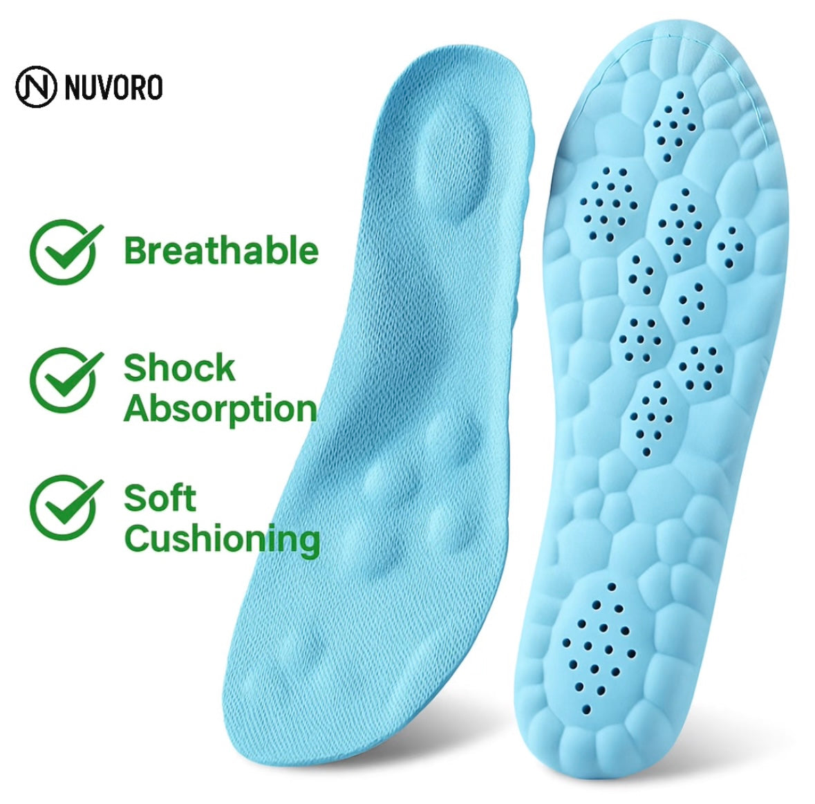 4D Orthotic Shoe Insoles Inserts Men Women Arch Support for Plantar Fasciitis US