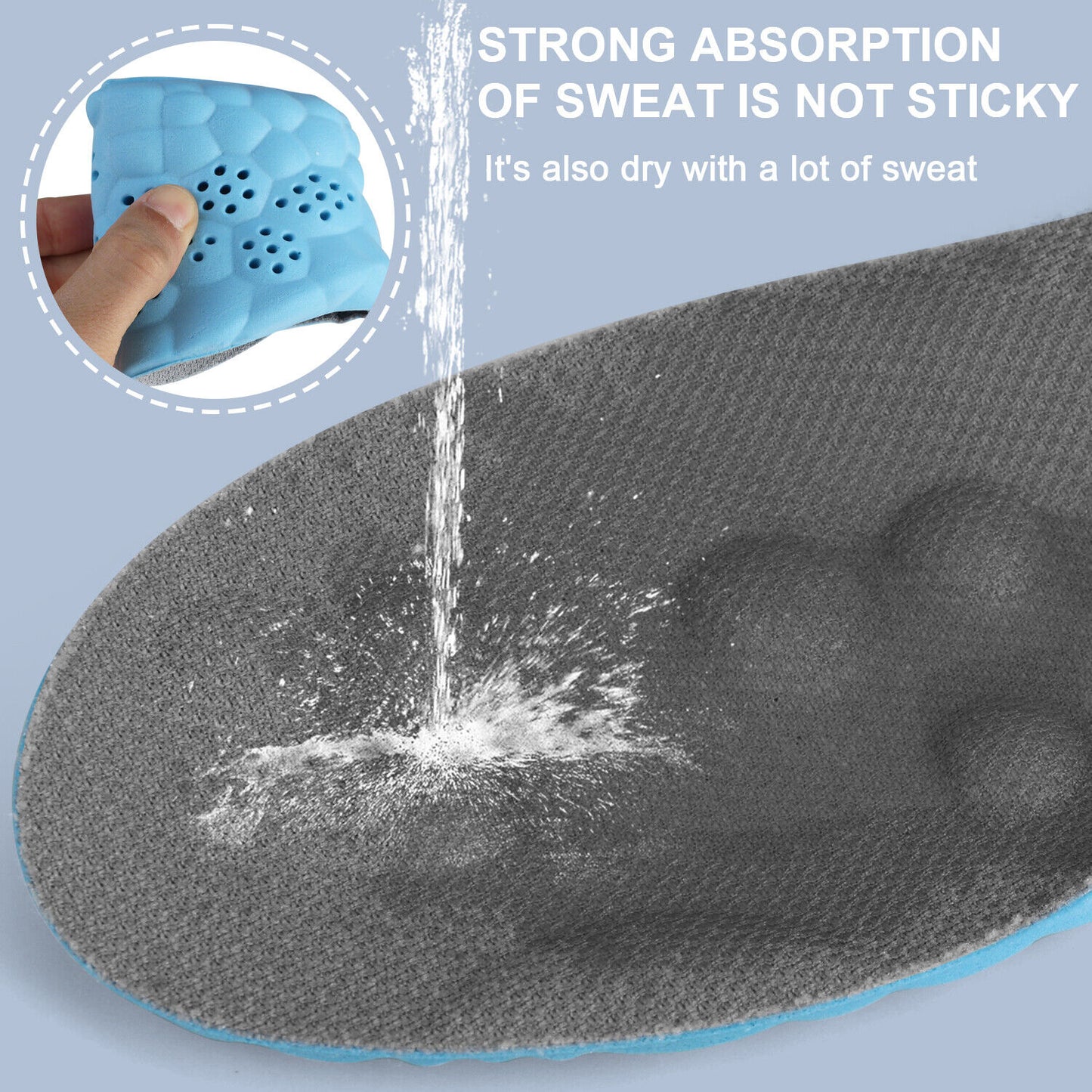 4D Orthotic Shoe Insoles Inserts Men Women Arch Support for Plantar Fasciitis US